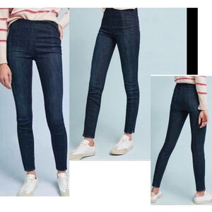 Pilcro and the letterpress high rise denim legging Jegging Sz 27 pull on